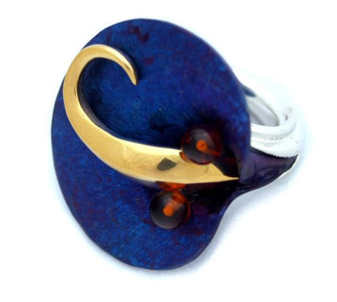 Studio Rox - lily flower with amber collection