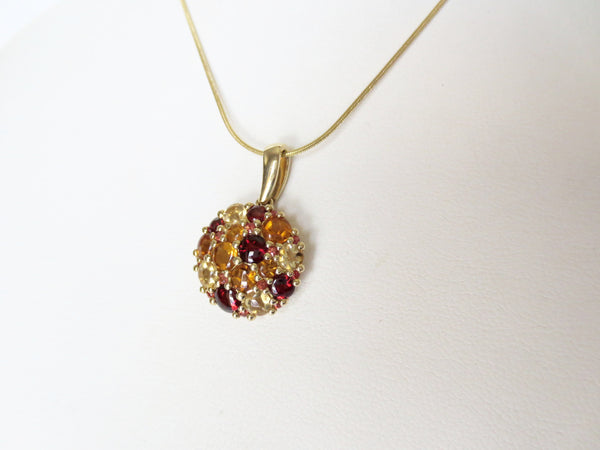 Citrine Bubble Pendant