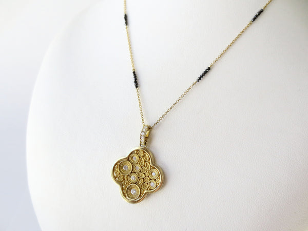 Diamond Clover Pendant
