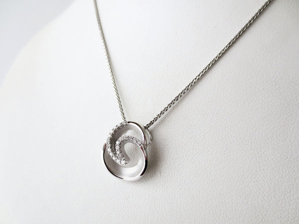 Diamond Swirl Pendant