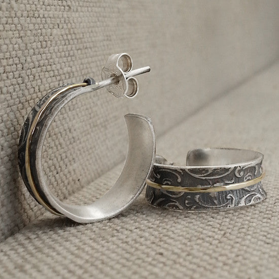 David Tishbe - Two Tone Paisley Hoop