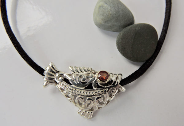 Filigree Fish Pendant