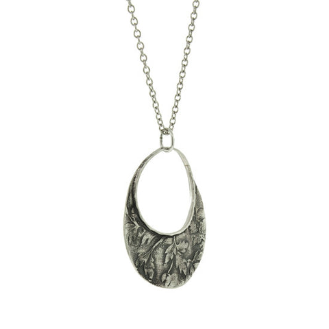 David Tishbe - Wave Falling Leaf Pendant