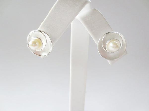 Pearl Swirl Studs