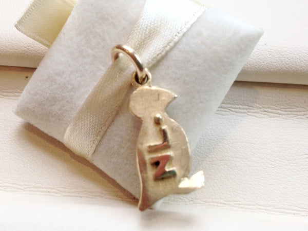 Gold Puffin Charm