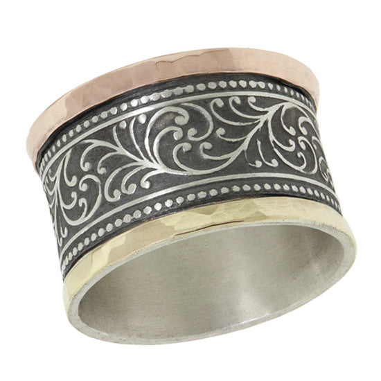 David Tishbe - Goldwrapped Paisley Ring