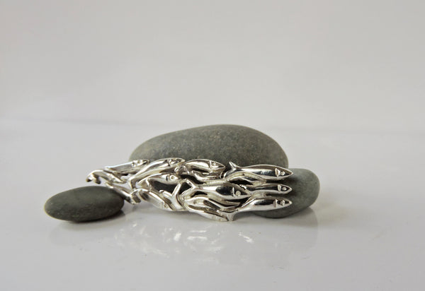 Rolling Capelin Brooch
