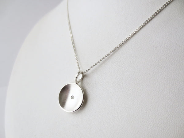 Silver & Diamond Pendant