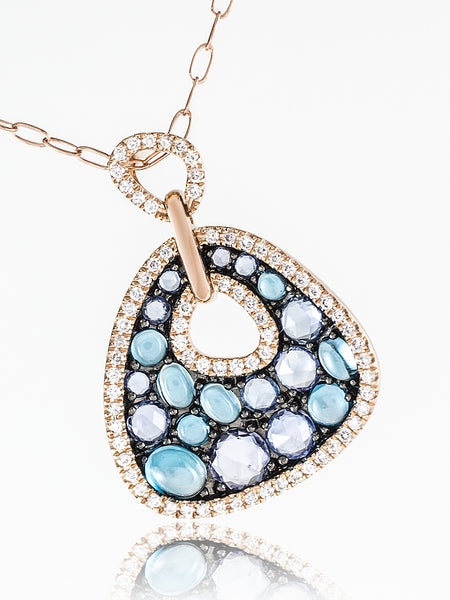 Sophia by Design Blue Sapp Pendant