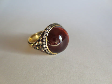 Tigers Eye Bubble Ring